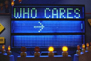Who cares ->