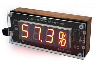 A Clock That Reminds You You’re Going To Die
