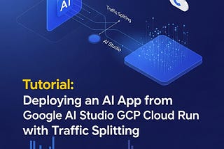 Tutorial: Deploying an AI App from Google AI Studio to GCP Cloud Run with Traffic Splitting