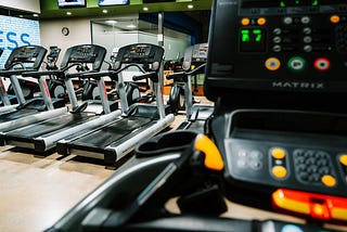 Treadmills at the gym