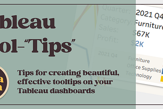 Tableau Tool-“Tips”