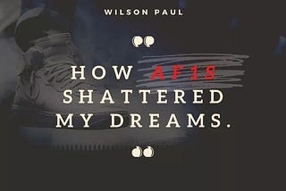 AF1s Shattered My Dreams.