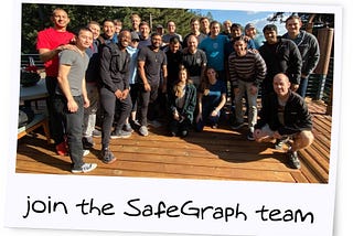 SafeGraph Vision and Values