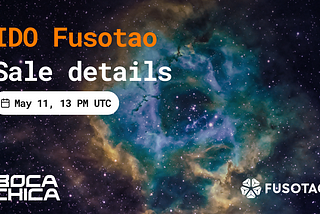 Fusotao IDO. Sale details