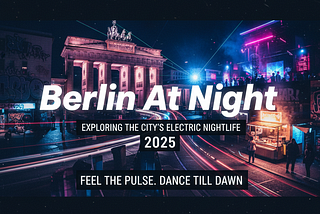 Berlin at Night Exploring the City’s Electric Nightlife 2025