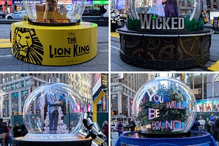 The Show Globes Heating Up Times Square