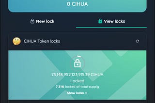 Cihuahua Token Locked Again