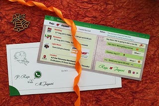 Announcing Your Big Day in Style: WhatsApp Wedding Cards by Dreamcards Chennai