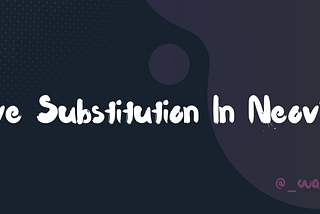 Live Substitution In Neovim