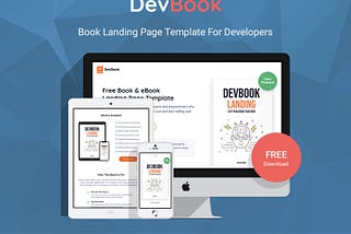 DevBook — Free Book & eBook Landing Page Template For Developers