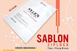 Sablon Plastik Termurah Makassar WA 085–311–994–720