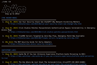 In4m: Keeping up with the Latest Infosec News