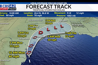 Tropical Storm Nicholas