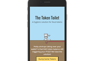 All you ever wanted to know about the Token Toilet (and couldn't be bothered to ask)