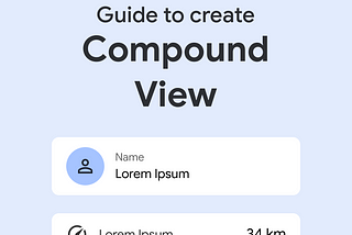 Creating compound views in Android