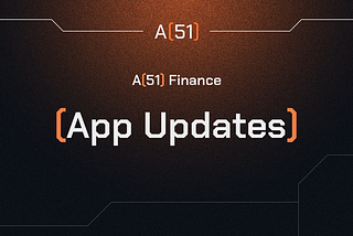 A51 App Updates