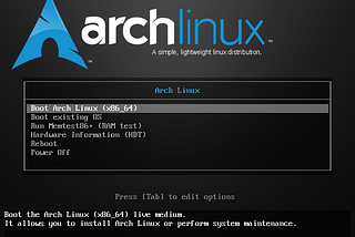 How to install Arch Linux and set up a Graphical Environment (Guide)