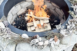 Fire Spirits at Winter Solstice Ceremony