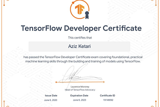 Complete guide to passing your TensorFlow Certification Exam