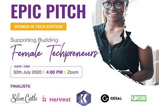 Hub One’s EPIC Pitch — Women in Tech Edition: Meet the finalists