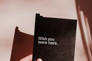 Wish you were here!
