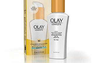 Face Moisturizer by Olay Complete Daily Defense All Day Moisturizer With Sunscreen