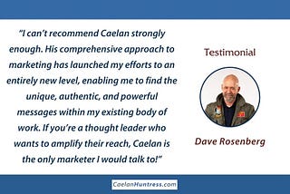 dave rosenberg testimonial