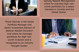 Thane Stenner — Senior Investment Advisor