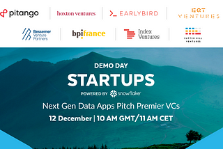 Meet the VCs — EMEA Snowflake Startup Demo Day