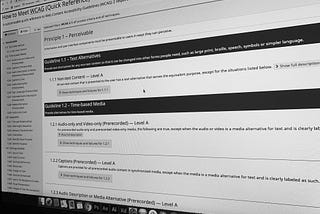 How to Meet WCAG (Quick Reference) screenshot