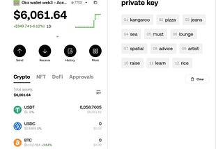 Gift payment 6000 USDT Blockchain Trc20 for you u can use ( Okx walllet — Safepal wallet -Tron…