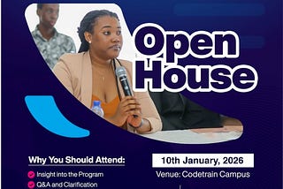 Learn, Ask, Decide: Codetrain Africa Open House — January 10, 2026