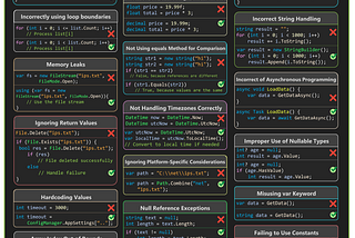 Programming Mistakes And How To Fix Them!
