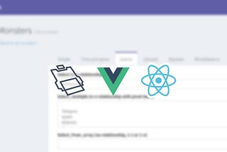 Using Backpack for Laravel with VueJS (or even React)