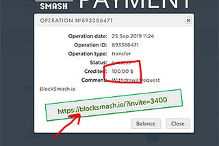 Blocksmash.io (new site) payment proof collection