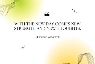 What comes with a New Day — #MotivationMonday