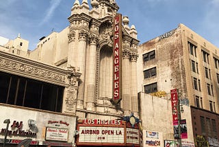 Awaiting Airbnb Open 2016 in DTLA