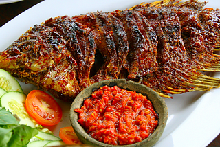 Fire Up Your Taste Buds with This Mouthwatering Grilled Fish and Sambal Sensation!