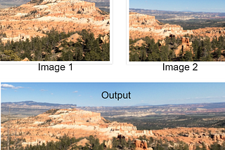 How does Panorama work? Image Stitching