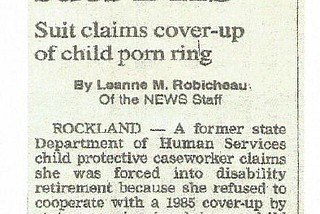 Government Employees Trafficking Children in Maine?