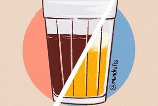 Reflexões de um copo americano