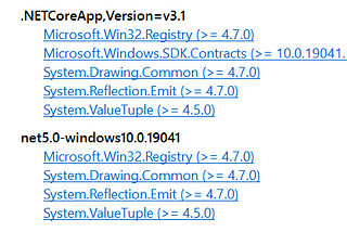 New .NET 5 Windows TFM’s explained