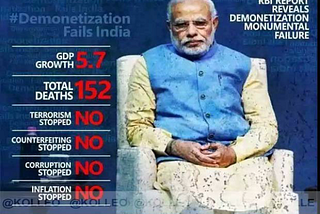 THREATENING DEMOCRACY THROUGH ILLEGAL REFORMS: The Truth Behind DeMonetisation.