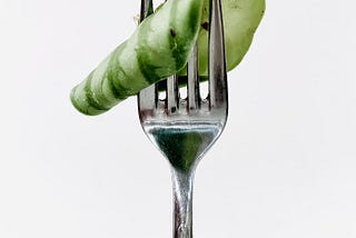 Eating Salad With A Gun