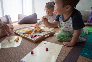 Playing with your food.