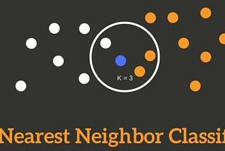 The simplest machine learning classification problem using k nearest neighbors classifier