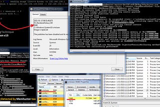 “Memhunter” vs “Sysmon v13.01” & Process Hollowing Technique