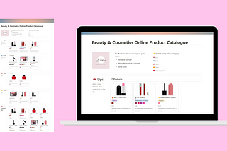 How I Built an Online Product Catalogue Page for Free in under 1 h w/Notion [+Template]