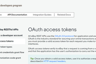 eBay REST API OAuth2: Plain English Edition
