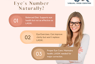 How can I reduce my eye contact number?